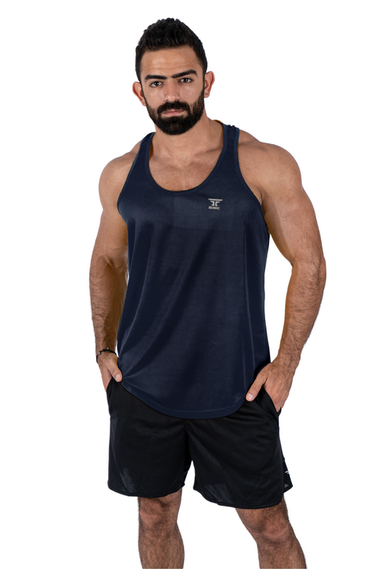Runic Signature Tank Top Navy