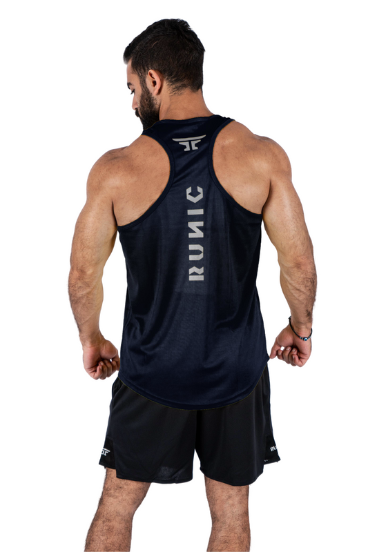 Runic Signature Tank Top Navy