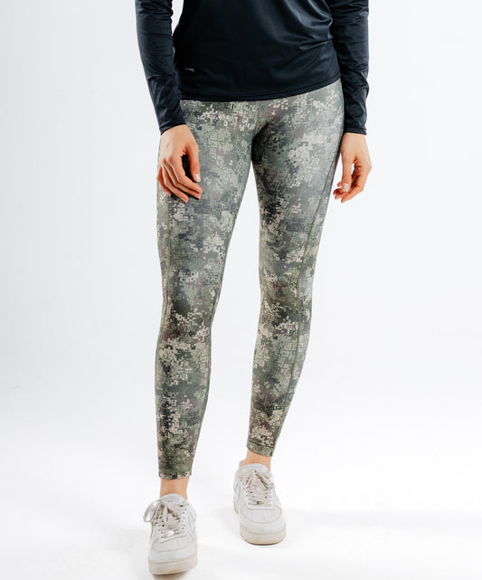 Runic women's leggings Camo Olive