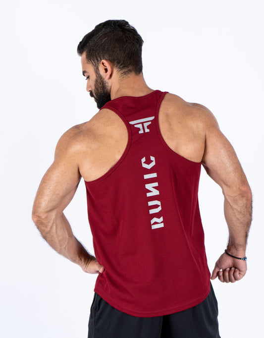 Runic Signature Tank Top Red