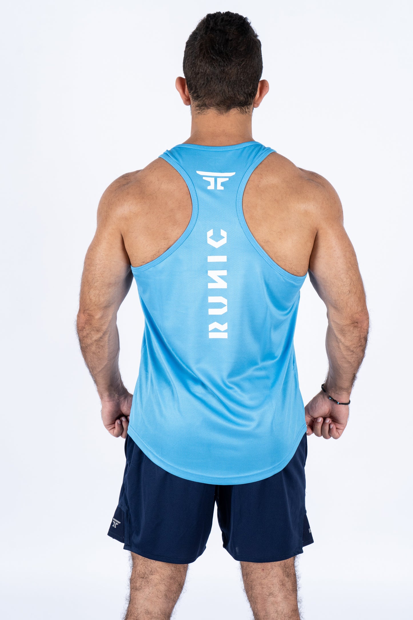 Runic Signature Tank Top Light Blue