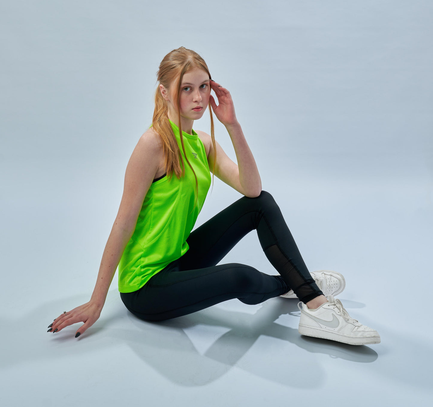 Runic women's signature Tank top Light Green