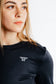 Runic women's long sleeve T-shirt Black