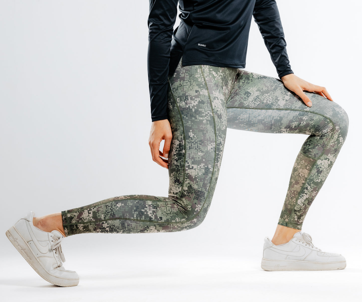 Runic women's leggings Camo Olive