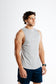Runic Drop Arm Tank top Grey