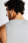 Runic Drop Arm Tank top Grey