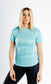 Runic women's T-shirt Aqua Blue