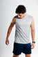 Runic Tank top Wide shoulder Grey