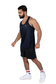 Runic Signature Tank Top wide Navy