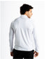 Quarter zipper long sleeve T-shirt White