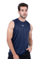 Runic Tank top Wide shoulder Navy