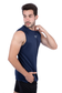 Runic Tank top Wide shoulder Navy