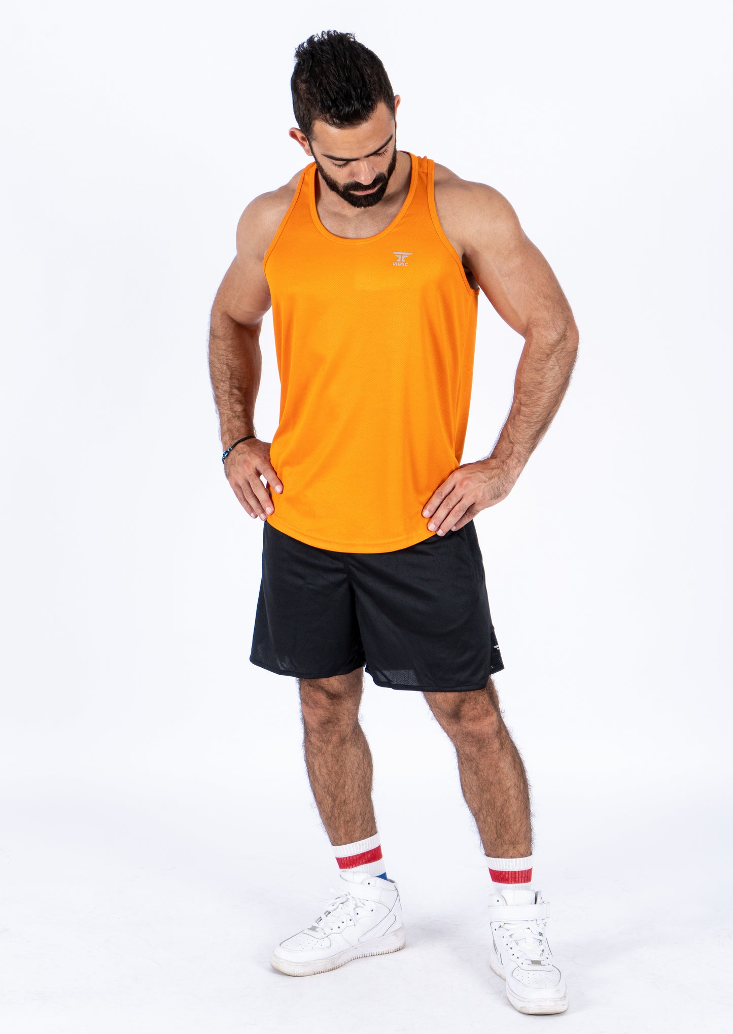 Runic Signature Tank Top Orange