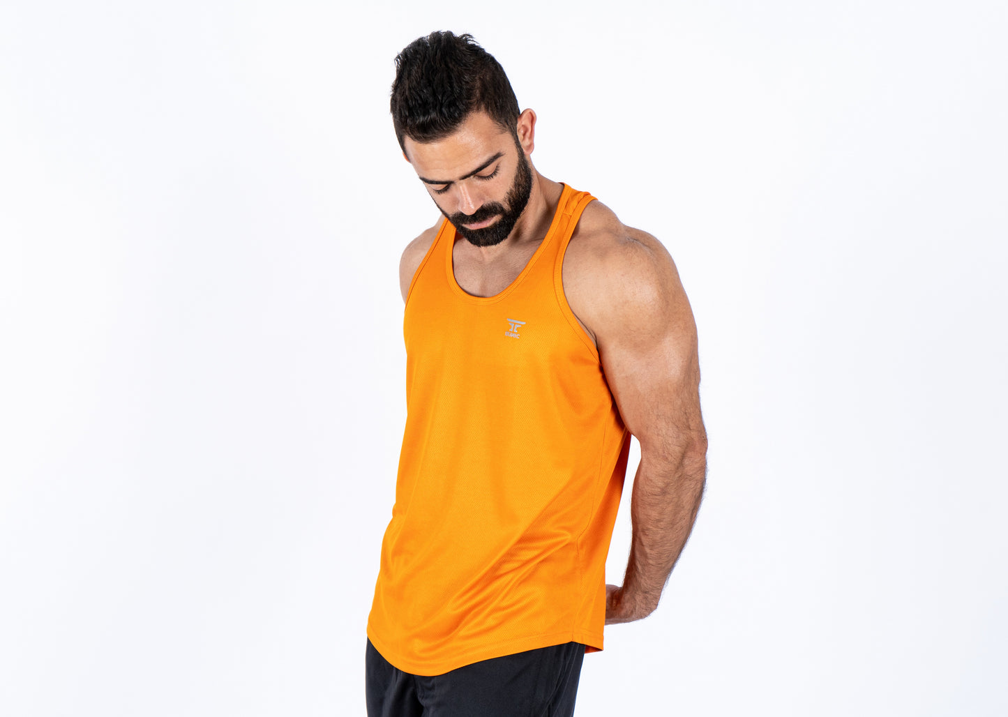 Runic Signature Tank Top Orange
